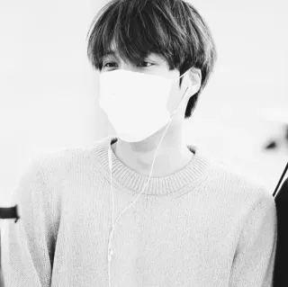 ⚓️ 2add253e 人物, 面具, 肖像, 毛衣, 韩语 whatsapp sticker