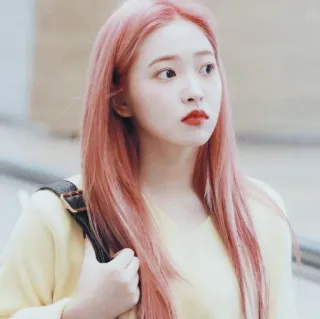 🌩 221a1902 ผู้หญิง, ผมแดง, เกาหลี, ภาพเหมือน, ผู้หญิง telegram sticker