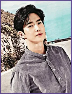 💜 251093c9 pria, potret, korea, aktor, orang, asia, laki-laki, tampan whatsapp sticker