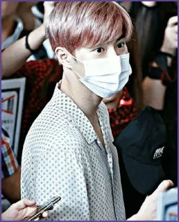 💜 3d1890a8 orang, pria, masker, masker wajah, potret, laki-laki, korea, asia whatsapp sticker