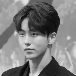 🔖 b8b3cab9 Mann, Porträt, Schauspieler, Promi, Schwarzweiss telegram sticker