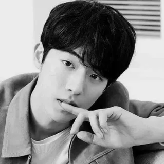 ➖ ba7fe08f Porträt, Mann, Person, Schauspieler, Schwarzweiß, gutaussehend telegram sticker