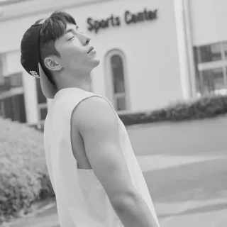 ✖️ eedd65fd Sports Center Mann, Sport, Athlet, Fitness, Outdoor, Schwarzweiß telegram sticker