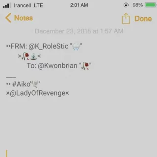 🐚 2776f8d8 ••FRM: @K_RoleStic
>
To: @Kwonbrian","
•• #Aiko'
x@LadyOfRevengex telegram sticker