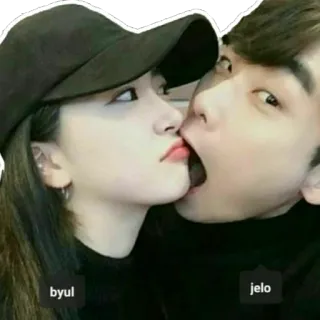 ❤ 29a11162 byul
jelo baiser, couple, relation, amour, personnes, affection telegram sticker