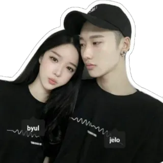❤ 6ce5da49 byul
jelo couple, asiatique, amour, relation telegram sticker