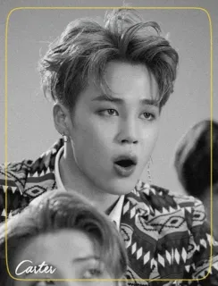 ◾️ 26434c77 Carter person, monochrome, male whatsapp sticker