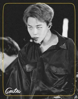 ◾️ 95debaef Carter man, monochrome, singer, performer, celebrity, portrait whatsapp sticker