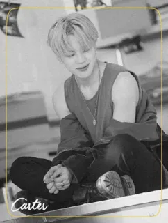 ◾️ a2c3a64c Carter person, portrait, man, celebrity whatsapp sticker