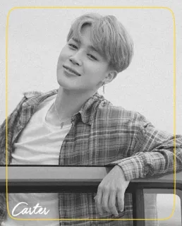 ◾️ c9fe5fb6 Carter kpop, person, celebrity, name, carter whatsapp sticker