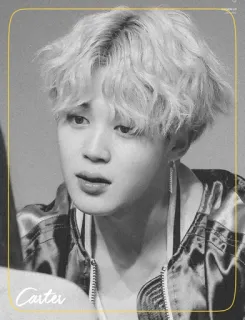 ◾️ d4f74d1a Carter portrait, person, man, celebrity, curly hair, korean whatsapp sticker