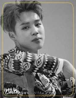 ◾️ ebf37733 Carter portrait, male, man, person, monochrome whatsapp sticker