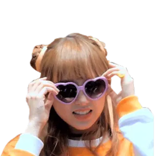 😎 331902e1 người, kính râm, dễ thương, chân dung, phụ nữ, cô gái telegram sticker