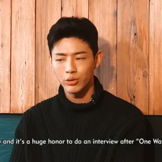 🌚 724b8b68 One Wa and it's a huge honor to do an interview after "One Wa мужчина, интервью, честь, портрет telegram sticker