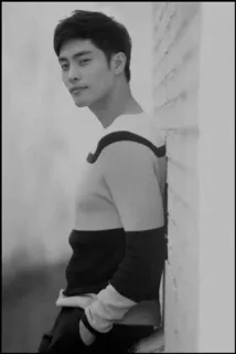 ⛓ 29452c33 Mann, Porträt, Mode, Schwarzweiß, Model, Stil telegram sticker