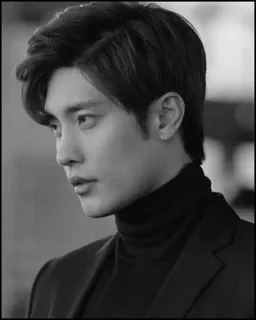 ⛓ bf37e090 Mann, Porträt, Schwarzweiß, Mode, Schauspieler, gutaussehend, Rollkragenpullover, Model, stilvoll telegram sticker