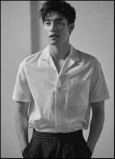 🌖 d909de04 Mann, Model, Hemd, Porträt, Schwarzweiß telegram sticker