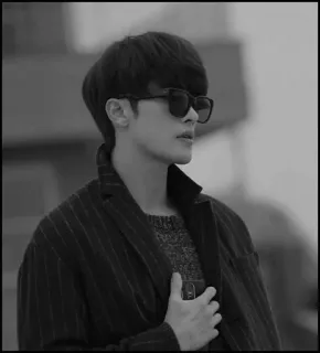 🌒 e8b5e268 Mann, Sonnenbrille, Mode, Porträt, Mantel, Casual telegram sticker