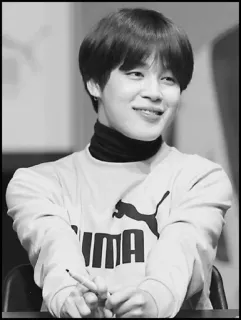 ➖ f6cbd9e3 Jimin kpop, bts, jimin, zanger, idool, puma telegram sticker