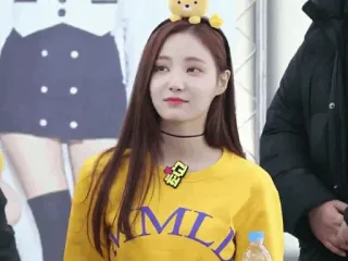 🌩 8f006b73 NMLNL donna, asiatica, ragazza, giallo, carina, coreana, celebrità telegram sticker