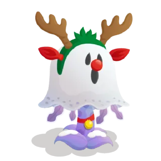 🌳 4121883a 圣诞节, 驯鹿, 假日, 卡通 telegram sticker