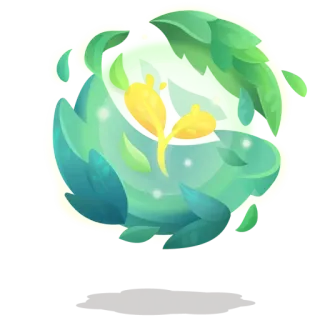 🍀 7ec489c3 bola, daun, tanaman, alam telegram sticker