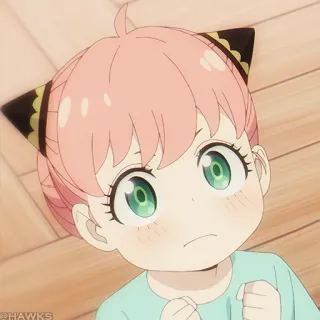 🍥 1f9856fc Anya Forger Spy × Family Anime, Postać, Dziewczyna, Spy x Family, Anya Forger telegram sticker