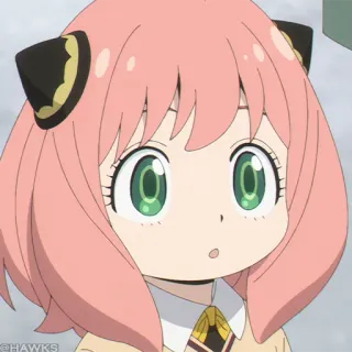 🍥 303d37a5 Anya Forger Spy x Family Anime, Spy x Family, Anya, Forger, Kreskówka, Słodkie, Kawaii telegram sticker