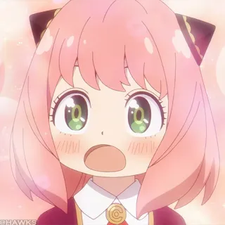 🍥 5d5b750b Anya Forger Spy x Family Anime, Kreskówka, Spy x Family, Anya Forger telegram sticker