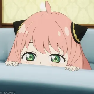 🍥 90da15de Anya Forger Spy x Family Anime, Spy x Family, Anya Forger, słodkie, kreskówka telegram sticker