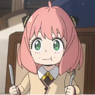 🍥 Anya Forger (@TodorokiShouto) whatsapp stickers