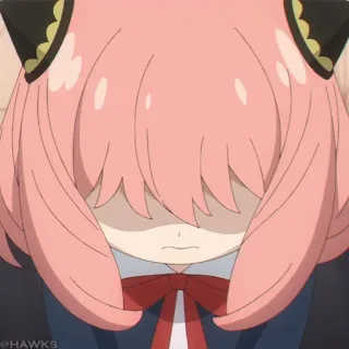 🍥 a9c8ebf4 Anya Forger Spy x Family Anime, Spy x Family, Anya Forger, Kreskówka telegram sticker