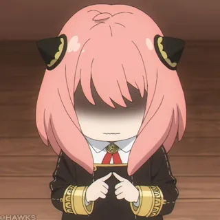 🍥 Anya Forger (@TodorokiShouto) telegram stickers