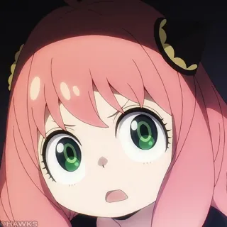 🍥 ee315dcd Anya Forger Spy x Family Anime, Urocze, Dziewczyna, Spy x Family, Anya Forger telegram sticker