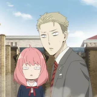 🥶 73ec1318 Anya Forger Spy x Family Anime, Spy x Family, Anya, Forger, Wajah Lucu, Kartun telegram sticker