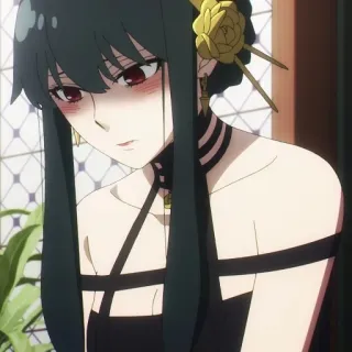 😵 8183e8b7 Yor Forger Spy x Family Anime, Yor Forger, Spy x Family, Karakter, Kartun telegram sticker