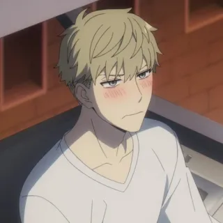 🌩 83410849 Loid Forger Spy x Family Anime, Mata-mata, Loid Forger, Blushing, Karakter telegram sticker