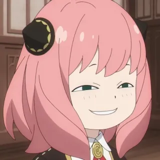 😈 edbb1f57 Anya Forger Spy x Family Anime, Kartun, Spy x Family, Anya, Anya Forger, Tersenyum telegram sticker