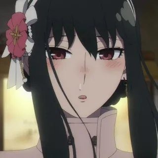 🤕 f6b3a797 Yor Forger Spy x Family yor forger, spy x family, gadis anime, karakter anime, kartun telegram sticker