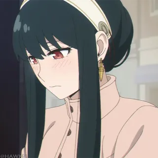 🗡 0f3dd9c7 Yor Forger Spy x Family 애니메이션, 요르 포저, 스파이 패밀리, 만화, 여자 telegram sticker