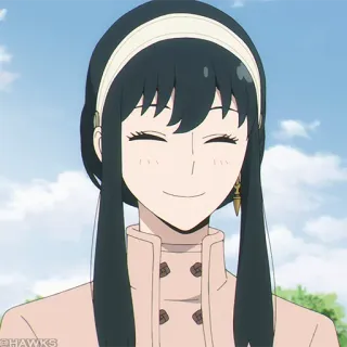 🗡 257b296a Yor Forger Spy x Family 애니메이션, 요르 포저, 스파이 패밀리, 캐릭터 telegram sticker