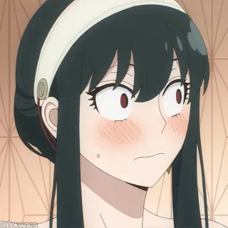 🗡 4b61c4b0 Yor Forger Spy x Family 애니메이션, 요르 포저, 스파이 패밀리, 만화, 여자 telegram sticker