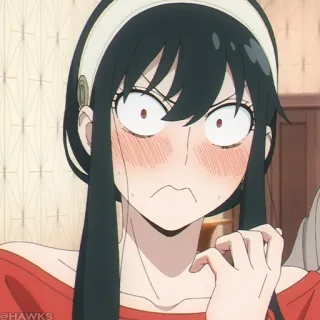 🗡 Yor Forger (@TodorokiShouto) telegram stickers