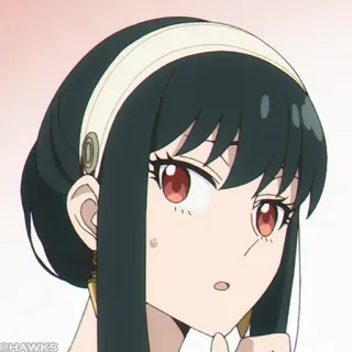 🗡 5bbeb351 Yor Forger Spy x Family 애니메이션, 요르 포저, 스파이 패밀리, 만화, 캐릭터 telegram sticker