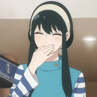 🗡 6aa6ccec Yor Forger Spy × Family 애니메이션, 스파이 패밀리, 요르 포저, 귀여운, 캐릭터 telegram sticker