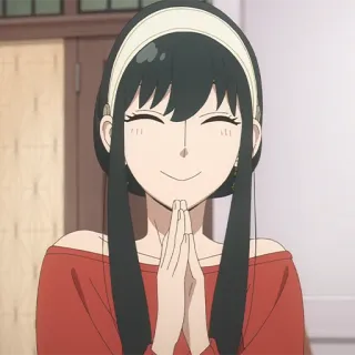 🗡 72cc69a3 Yor Forger Spy × Family 애니메이션, 스파이 패밀리, 요르 포저, 만화, 캐릭터, 여자 telegram sticker