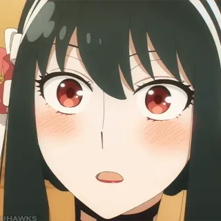 🗡 72de9a71 Yor Forger Spy x Family 애니메이션, 요르 포저, 스파이 패밀리, 만화 telegram sticker