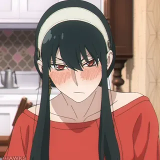 🗡 a349dd9f Yor Forger Spy x Family 애니메이션, 요르, 포저, 스파이 패밀리, 캐릭터 telegram sticker