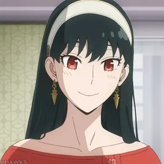 🗡 ab721572 Yor Forger Spy x Family 애니메이션, 요르 포저, 스파이 패밀리, 만화, 여자 telegram sticker