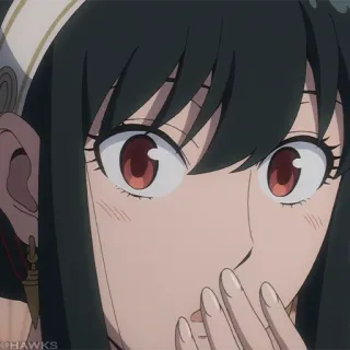 🗡 b0286581 Yor Forger Spy x Family 애니메이션, 요르 포저, 스파이 패밀리, 여자, 캐릭터, 만화 telegram sticker